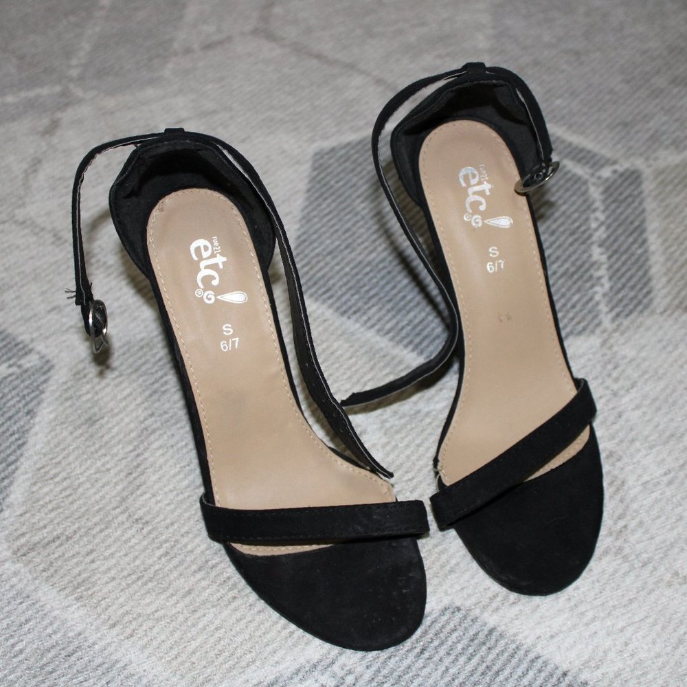 Black high heels